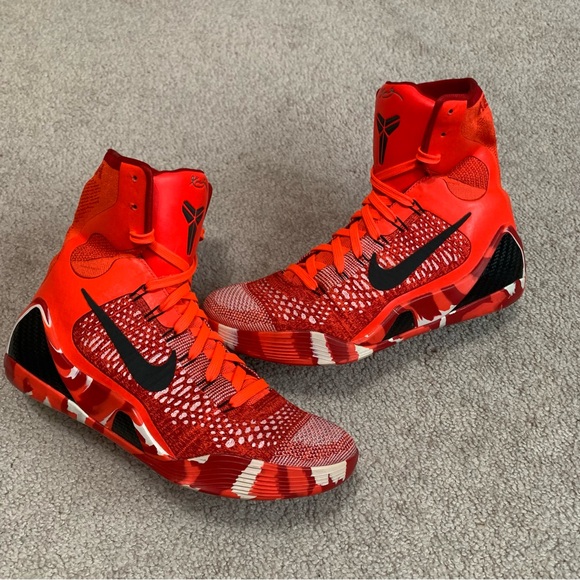 Nike Kobe 9 Elite Christmas Sneaker (2014) 630847-600 Men’s 8